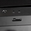 Silverstone sst-gd11b htpc behuizing (zwart | 2x usb-a | 1x usb-c)