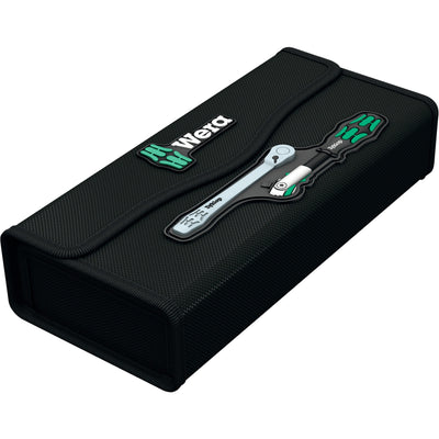 Wera kraftform compact zyklop ms1 metal speed ratel, 1 4 (zwart groen, 2-delig)