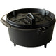 The windmill dutch oven 4,5 qt kookpan (zwart, ø 25.5 cm | 3.8 liter)