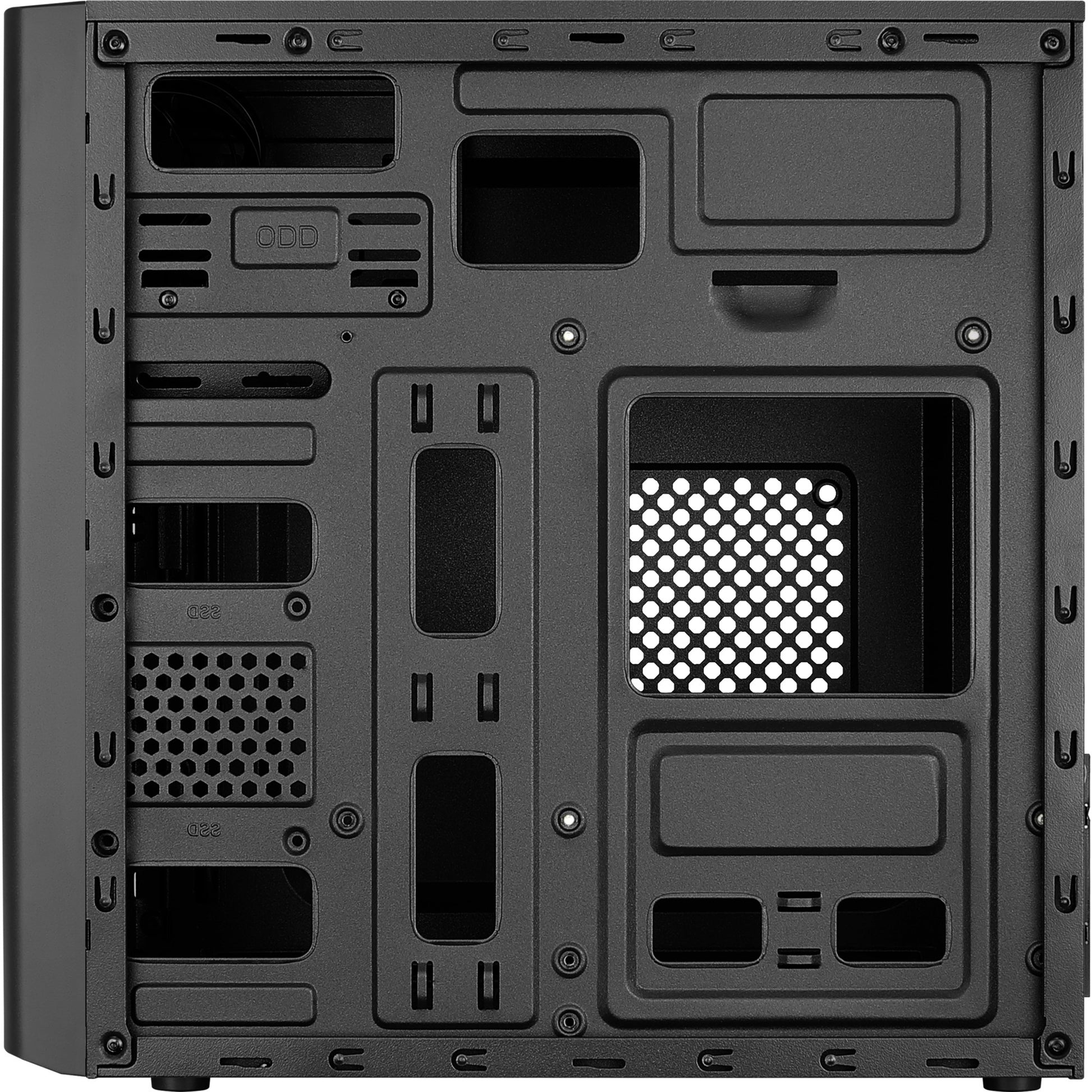 Aerocool cs-103 mini tower behuizing (zwart | 3x usb-a)