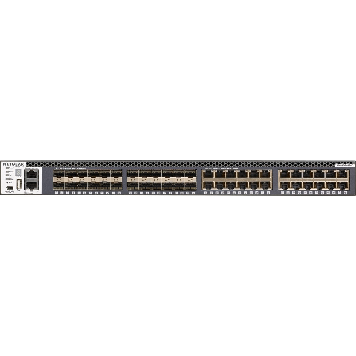 Netgear prosafe m4300-24x24f switch