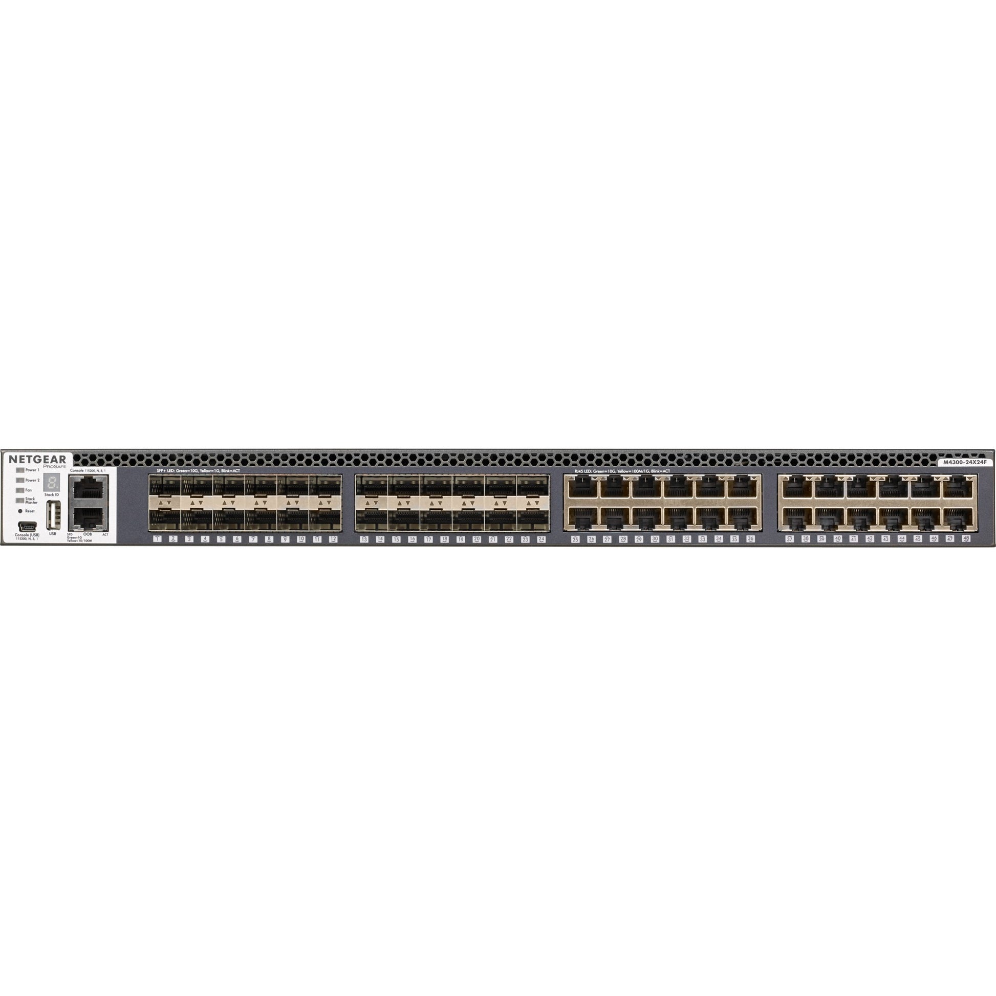 Netgear prosafe m4300-24x24f switch