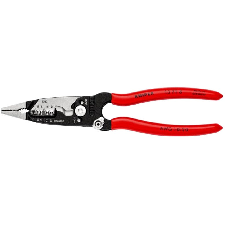 Knipex wirestripper 13 71 8 striptang (rood, amerikaans model)