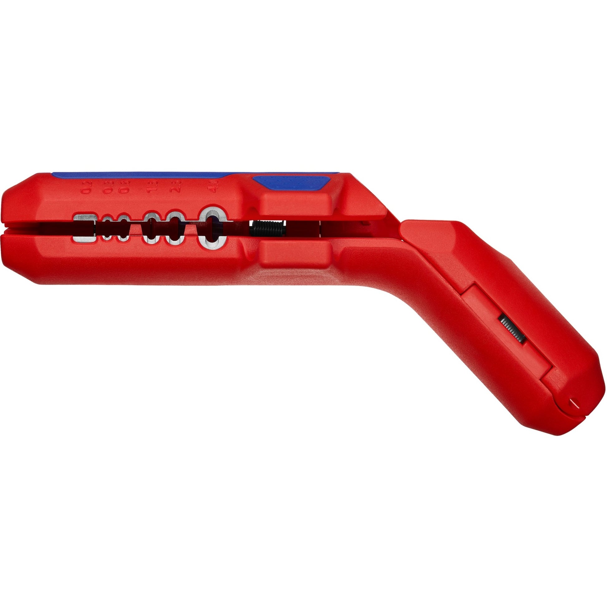 Knipex 16 95 01 sb ergostrip kabelstripper geschikt voor: ronde kabel, kabel voor vochtige ruimte, datakabel, coaxkabel