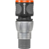 Gardena premium slangstuk 13 mm (1 2 ) - 15 mm (5 8 ) (grijs zilver, 18255-50)