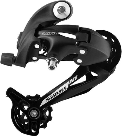 Sunrace achterderailleur 7 8v lange kooi bout haak rdm41 blister