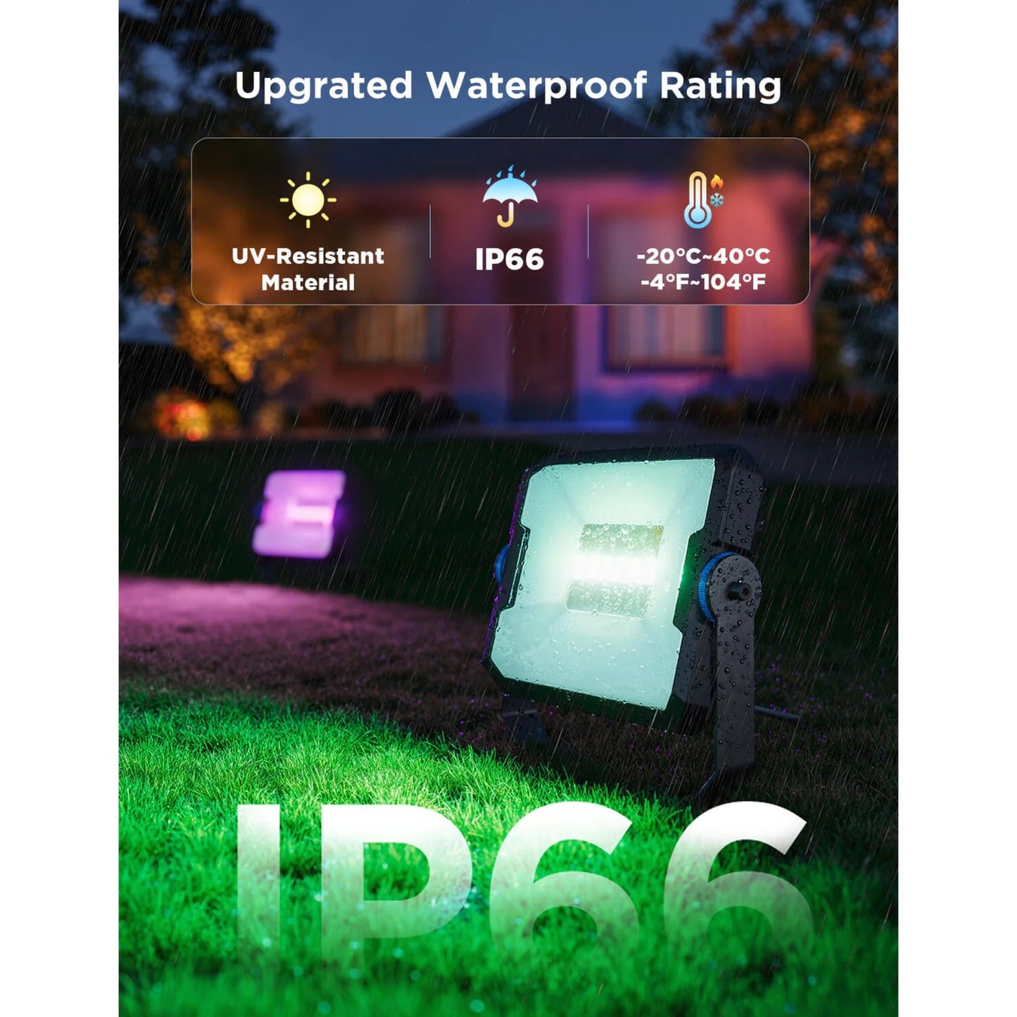 Govee slimme grondverlichting matter rgbww - 4 pack buiten
