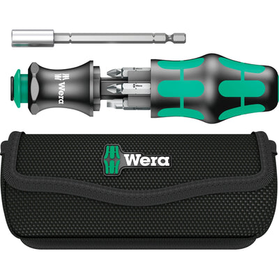 Wera kraftform kompakt 28 met etui dopsleutel (zwart groen, 6-delig)