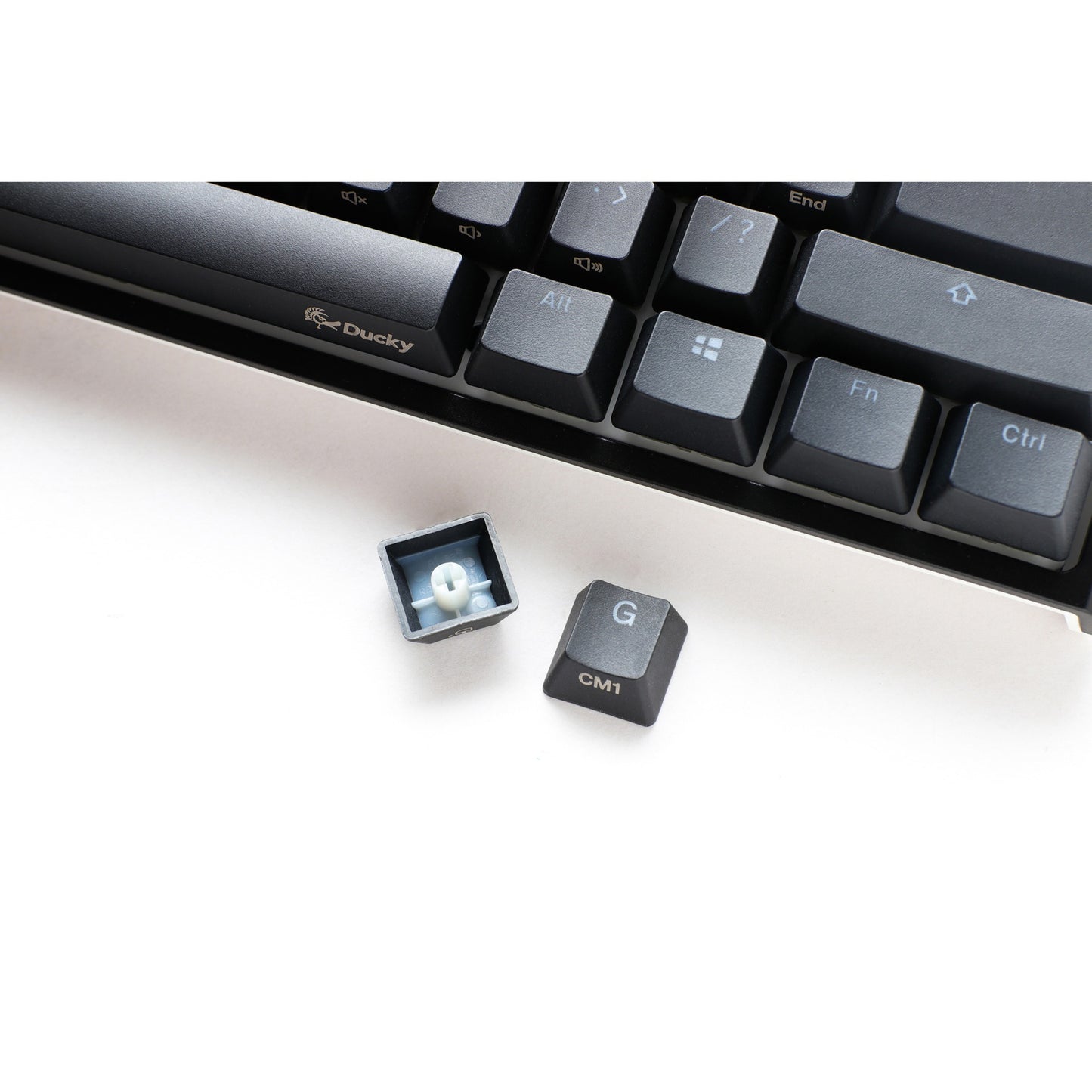 Ducky one 2 pro mini classic rgb mechanisch gaming toetsenbord (zwart, us lay-out (qwerty), cherry mx silent red, 60%, rgb led, double-shot pbt, quack mechanics)