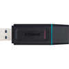 Kingston datatraveler exodia 64 gb usb-stick (zwart turquoise, dtx 64gb)