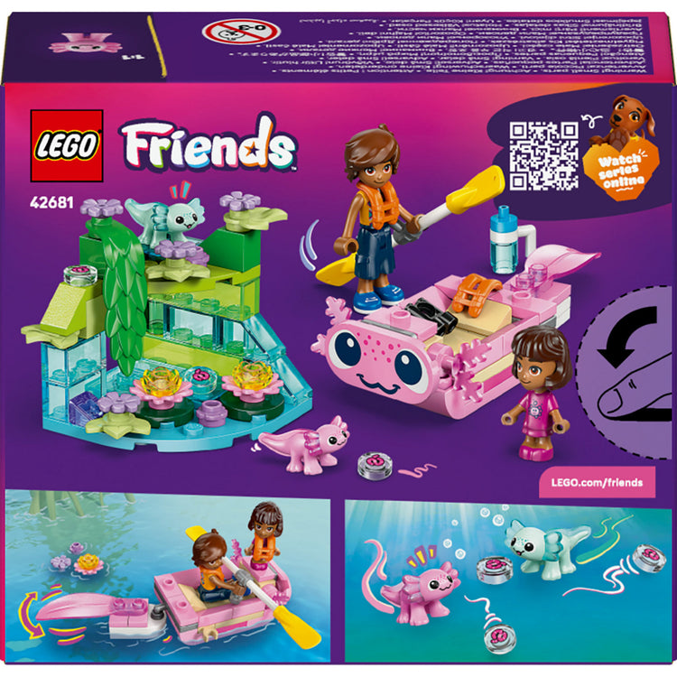 Lego friends axolotl avontuur boot bouwset - speelgoed - 42681
