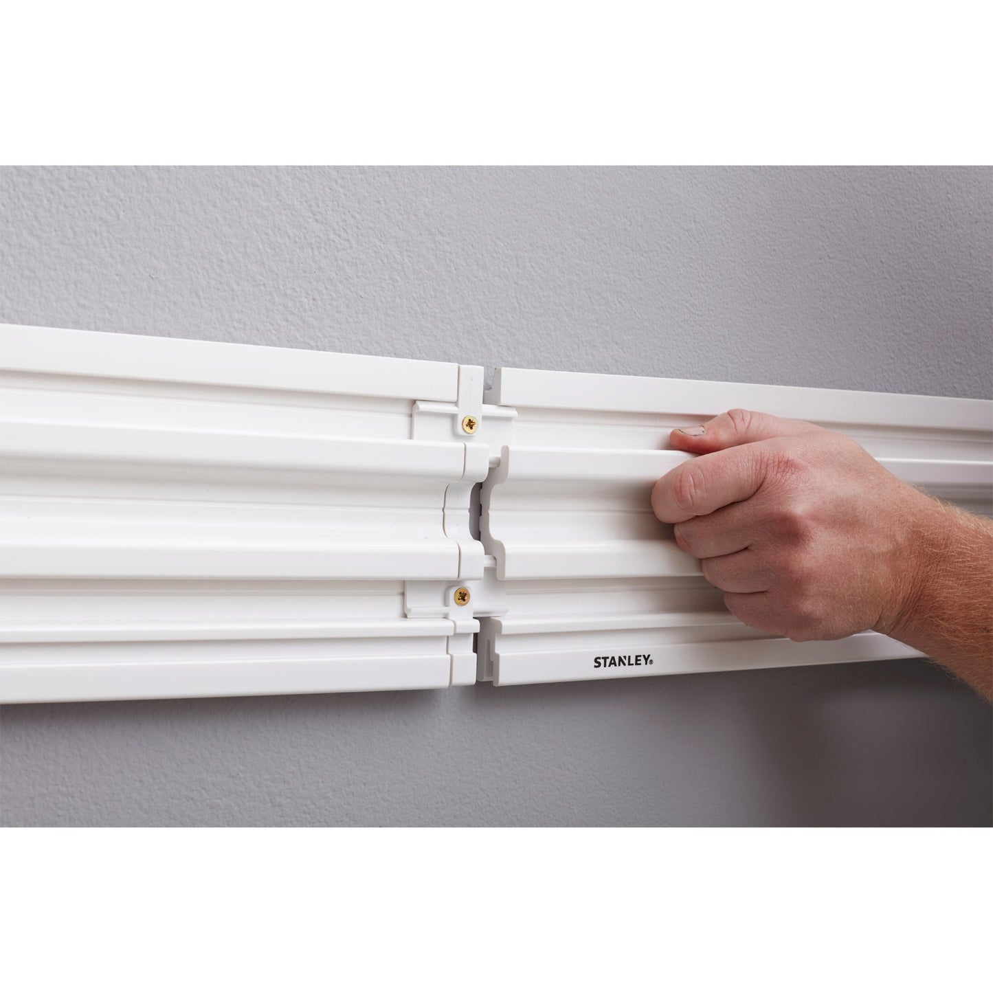 Stanley track wall - connector, 4 stuks koppeling