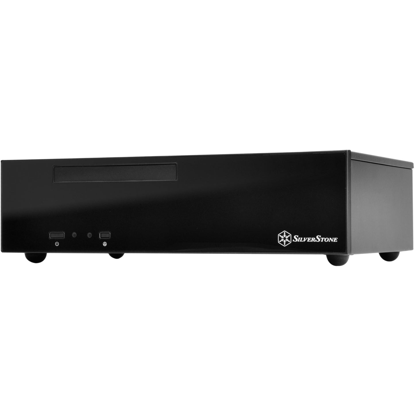 Silverstone sst-ml09b htpc behuizing (zwart | 2x usb-a)