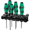 Wera 367 7 torx hf-schroevendraaierset kraftform plus + rek (zwart groen, 7-delig)