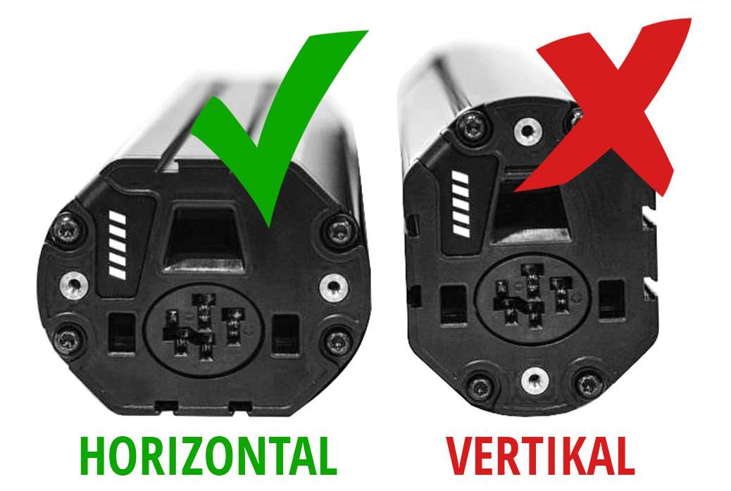 Bosch PowerTube 500 accu horizontaal zwart