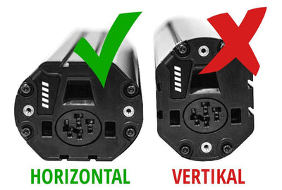 Bosch PowerTube 500 accu horizontaal zwart