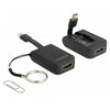 Delock usb-c > hdmi adapter sleutelhanger (zwart, 4k 30hz)
