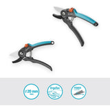 Gardena snoeischaar premiumcut voor droog hout (grijs turquoise, aambeeldsnede, 20 mm snoeidiameter) - afbeelding 2