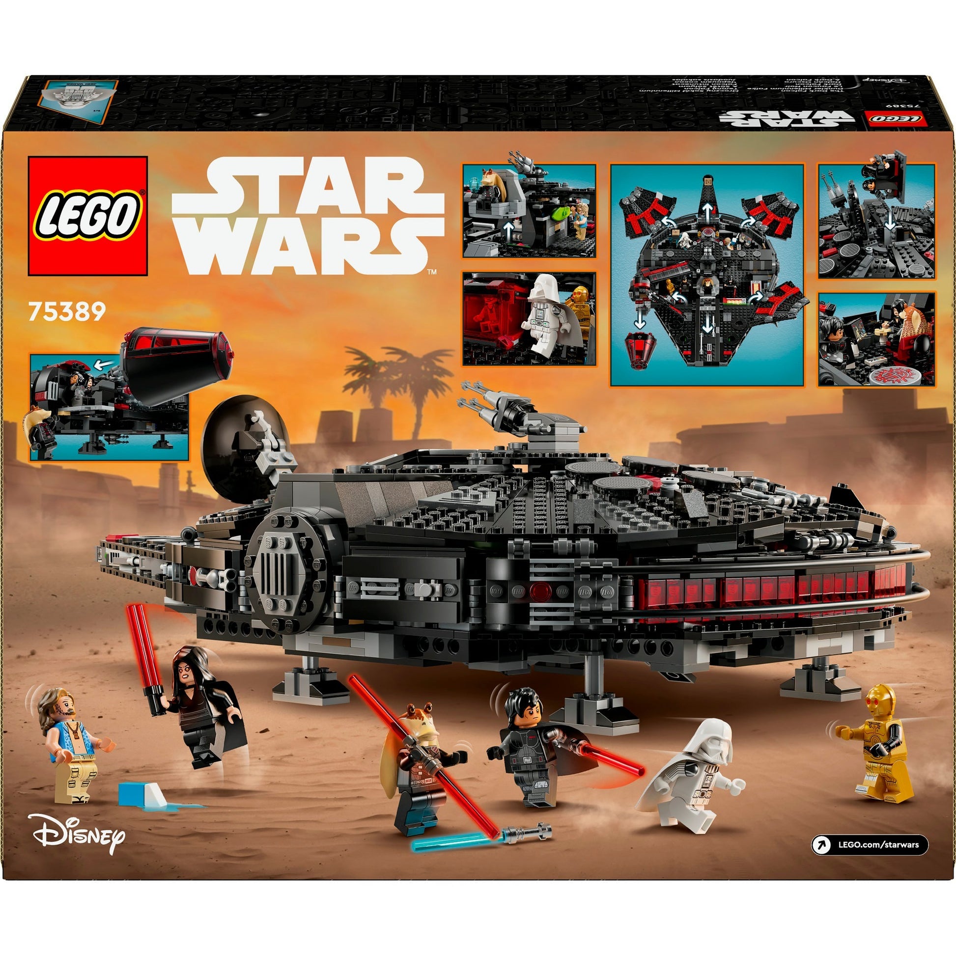 Lego star wars - dark falcon constructiespeelgoed (75389)