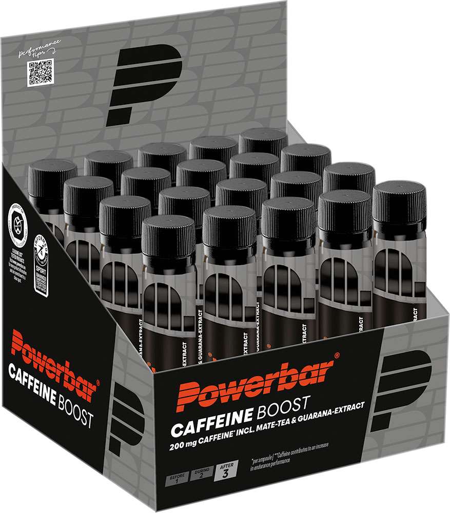Powerbar black line caffeine boost ampoule 20x25ml