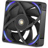 Nzxt f120x rgb case fan (zwart, 120 x 120 x 30 mm, pwm)