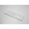 Ducky zero 6108 pure white rgb mechanisch gaming toetsenbord (wit, us lay-out (qwerty), cherry mx2a speed silver, 100%, rgb leds, double-shot pbt, hot swap, 2.4ghz | bluetooth | usb-c)