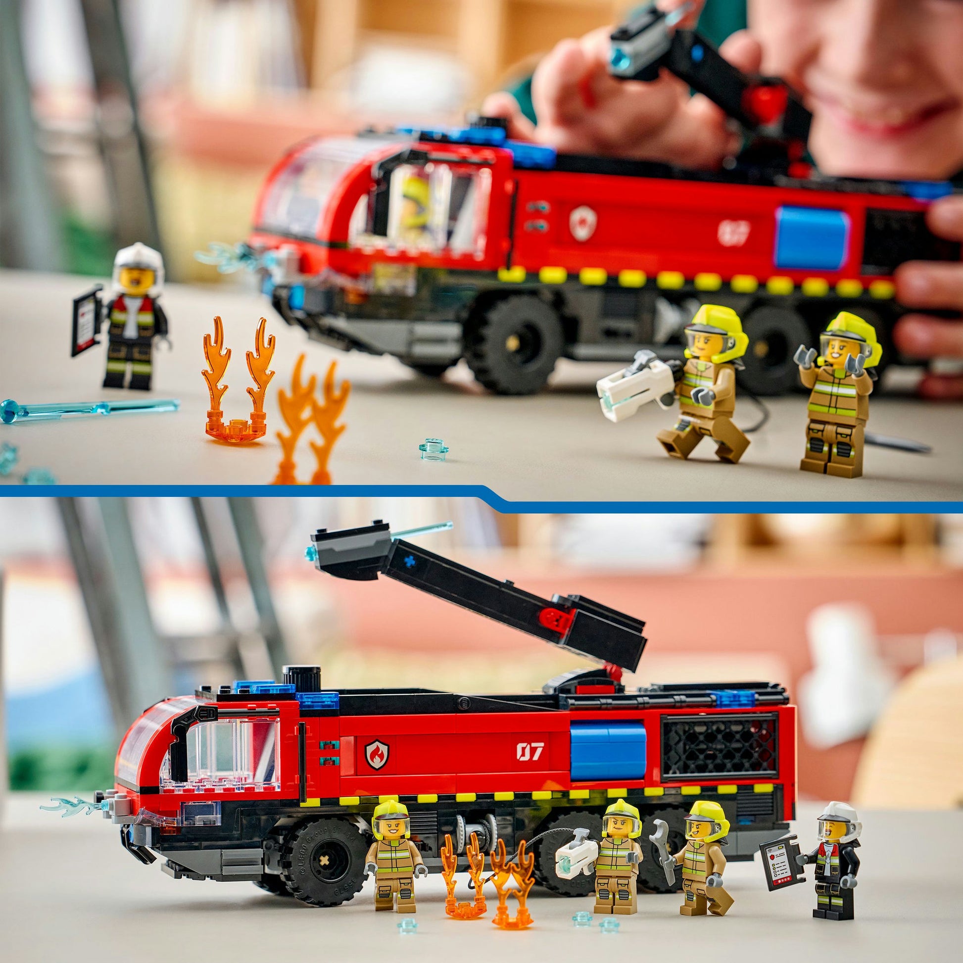 Lego city 60499 luchthaven brandweertruck