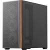 Aerocool b301a mini tower behuizing (zwart | 1x usb-a | 1x usb-c | rgb)