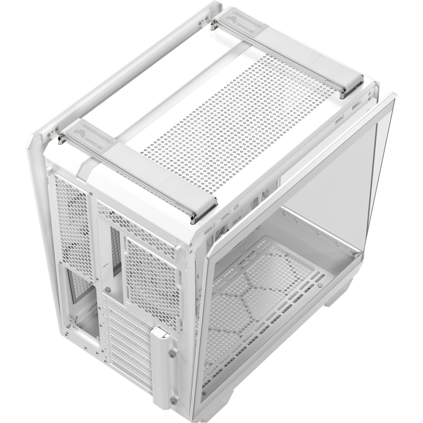 Asus tuf gaming gt502 horizon argb midi tower behuizing (wit | 3x usb-a | 1x usb-c | tempered glass)