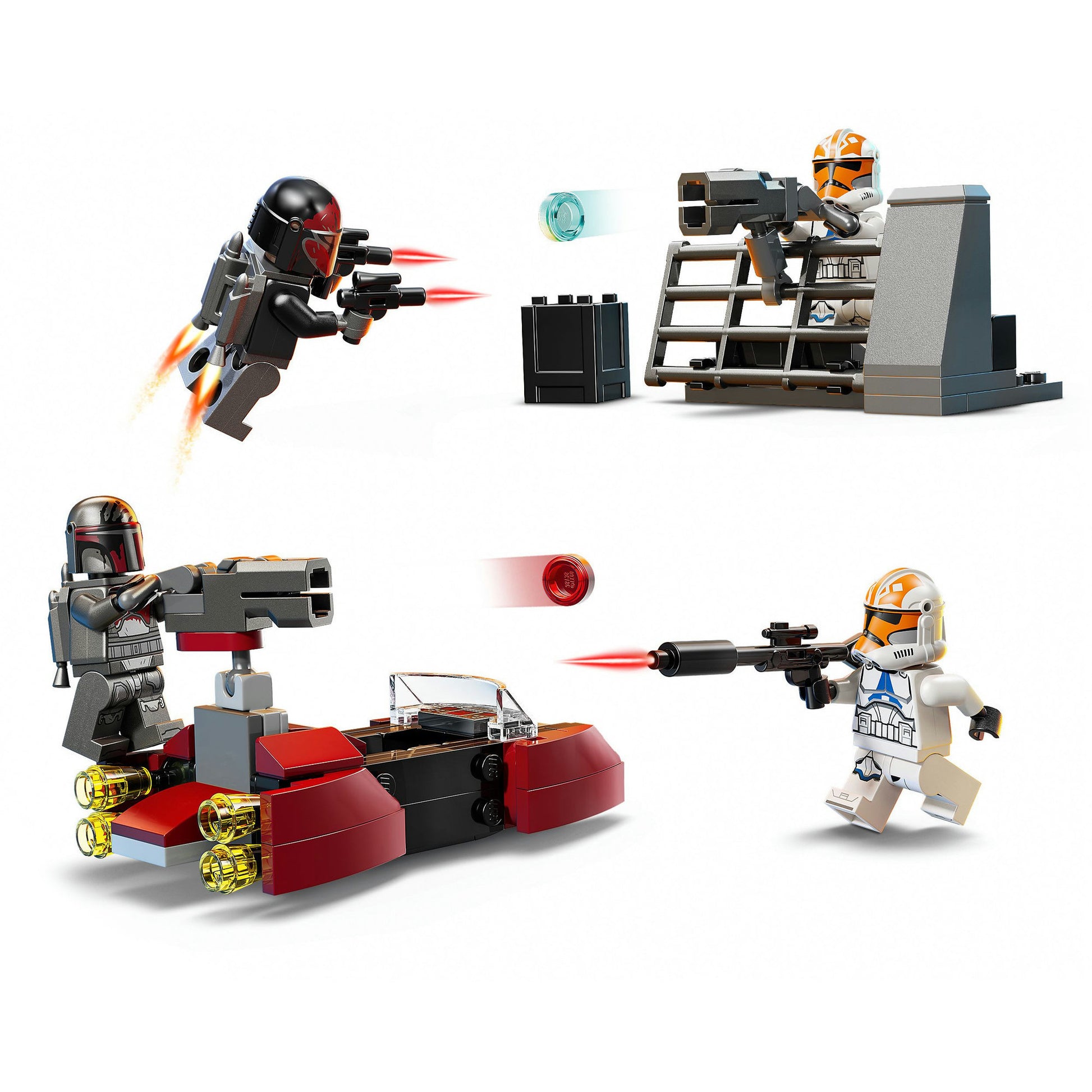 Lego star wars beleg van mandalore battle pack - cadeau voor jongens vanaf 6 jaar - 75449