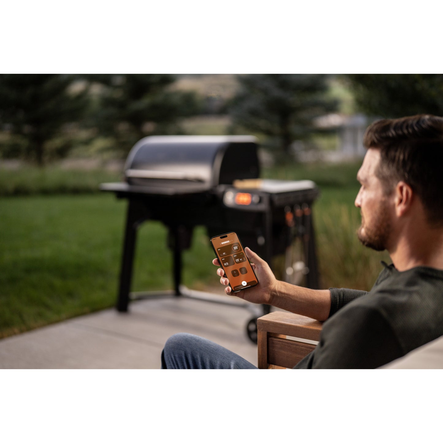Traeger woodridge pellet barbecue (zwart, wifire)