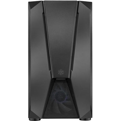Silverstone sst-fav1mb-pro midi tower behuizing (zwart | 4x usb-a | rgb | window)