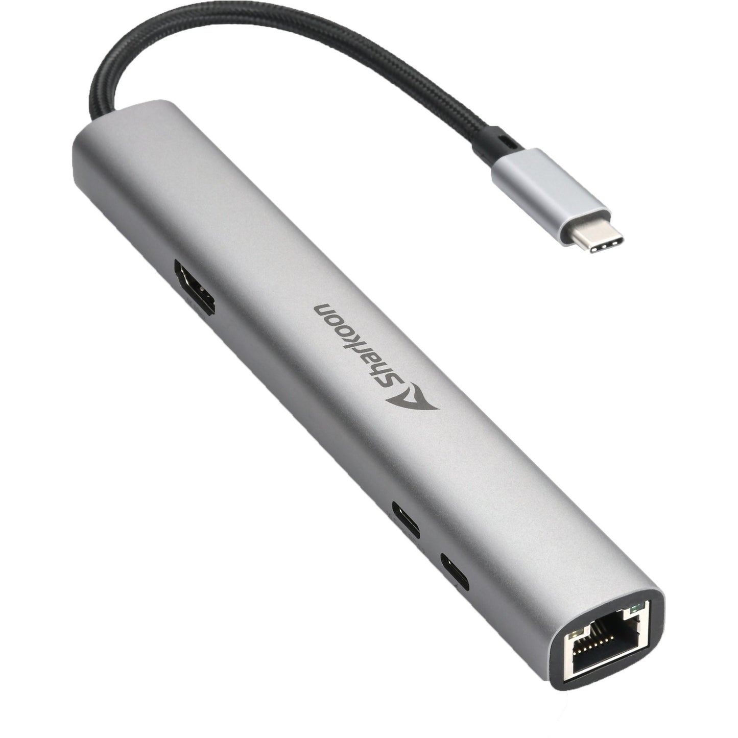 Sharkoon officepal combo adapter dockingstation (grijs)