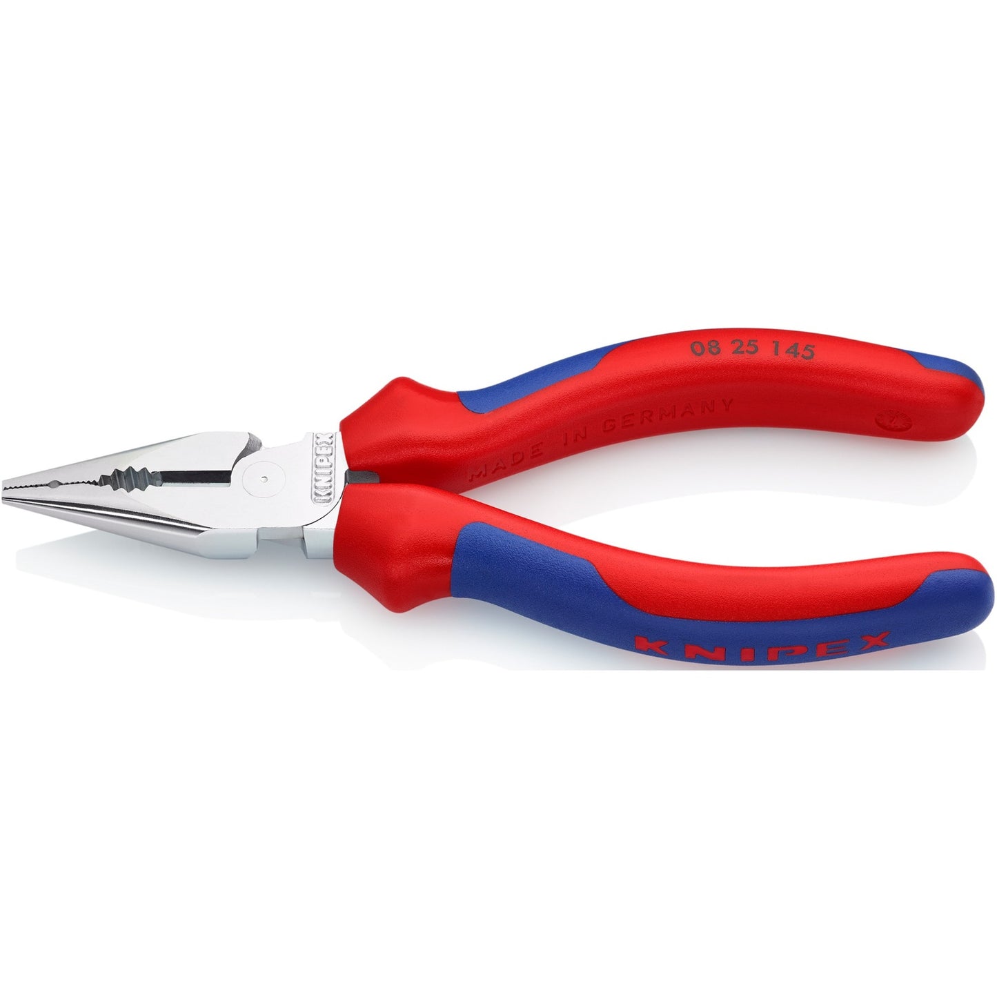 Knipex spitsbek combinatietang 0825145 (rood blauw)
