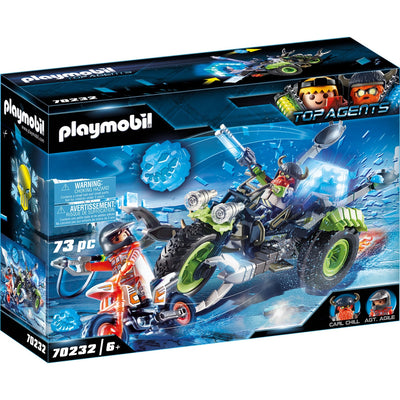 Playmobil top agents - arctic rebels sneeuwtrike constructiespeelgoed (70232)