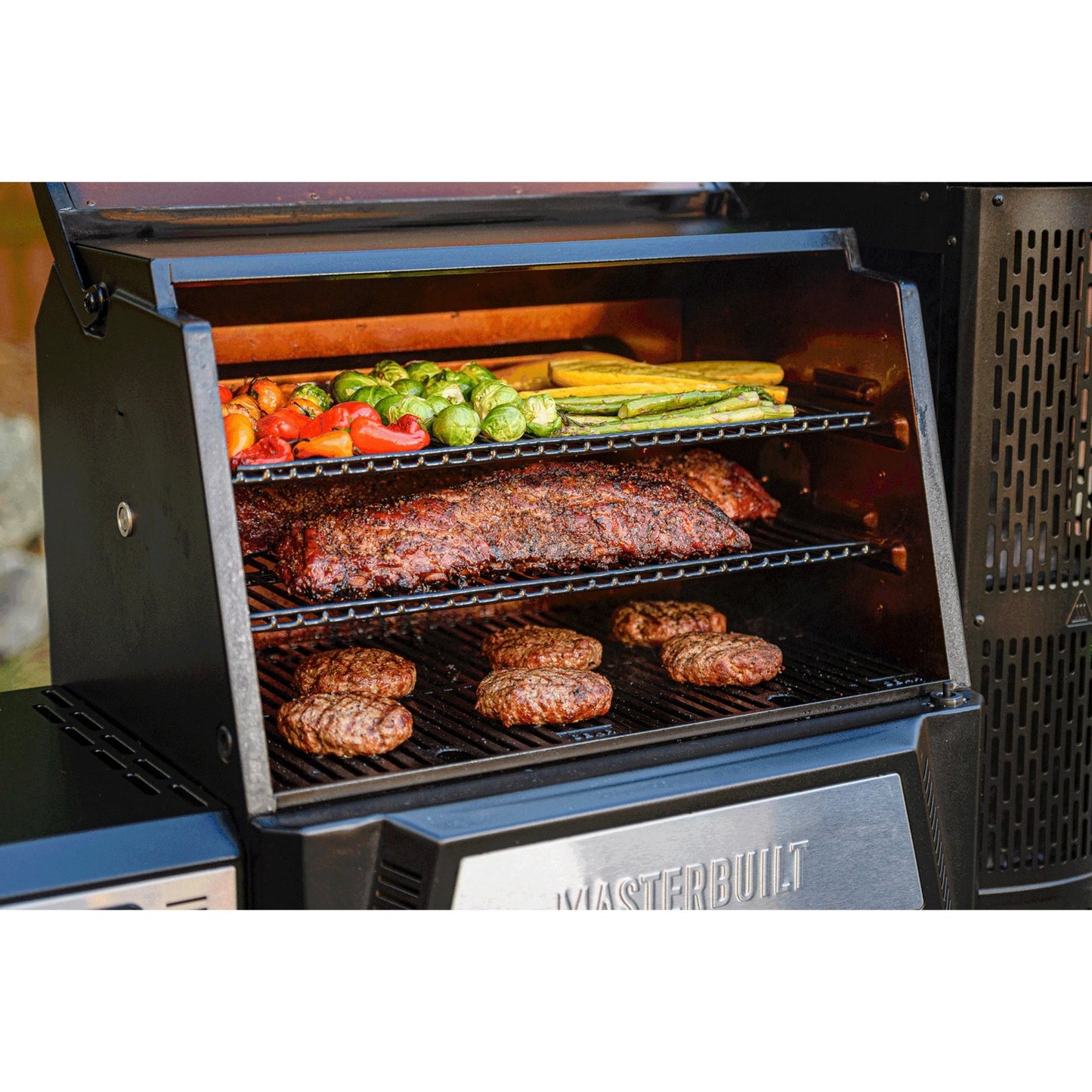 Masterbuilt gravity series warming racks grillrooster (zwart, 2 stuks)