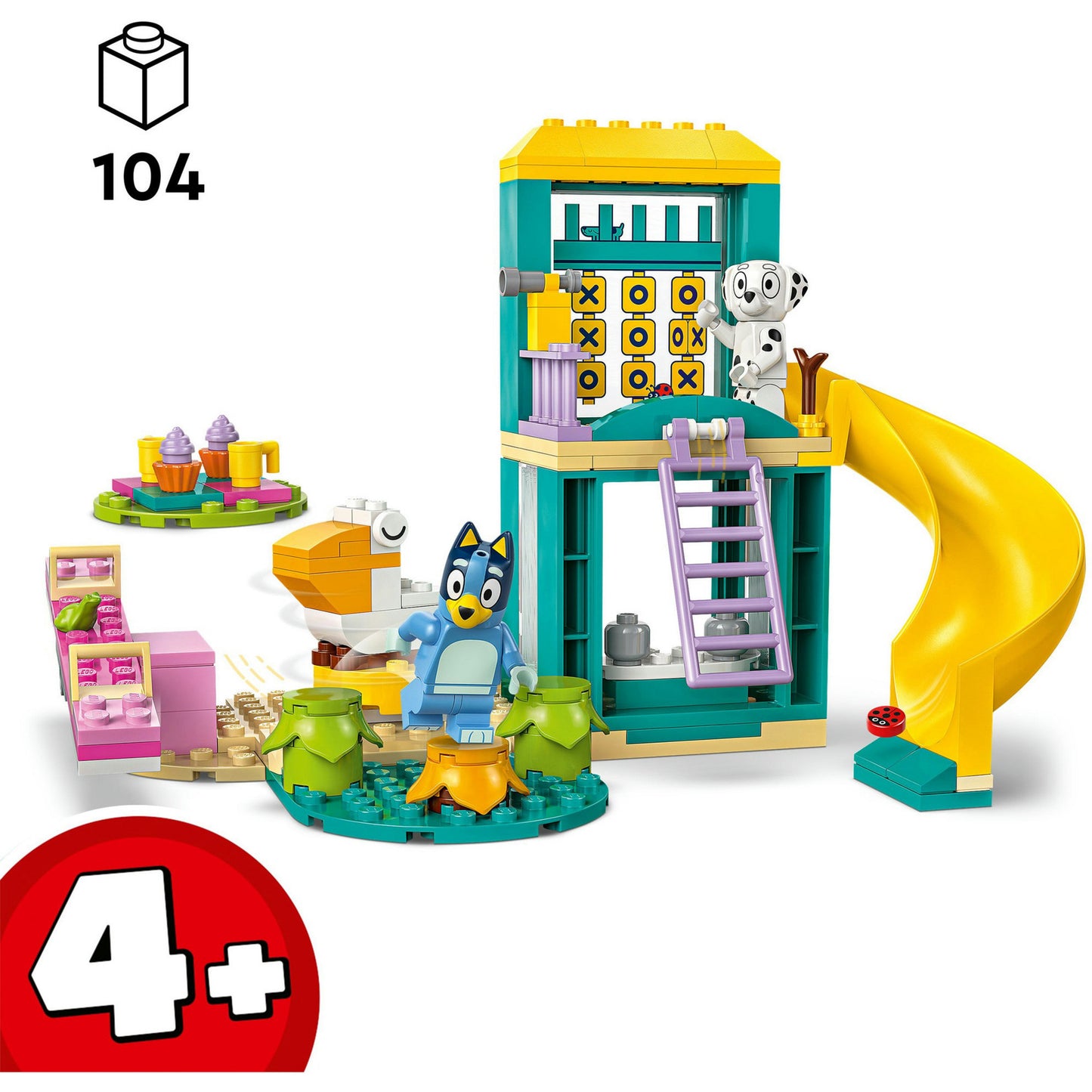 Lego ® bluey: bluey en chloé in de speeltuin bouwset - 11201