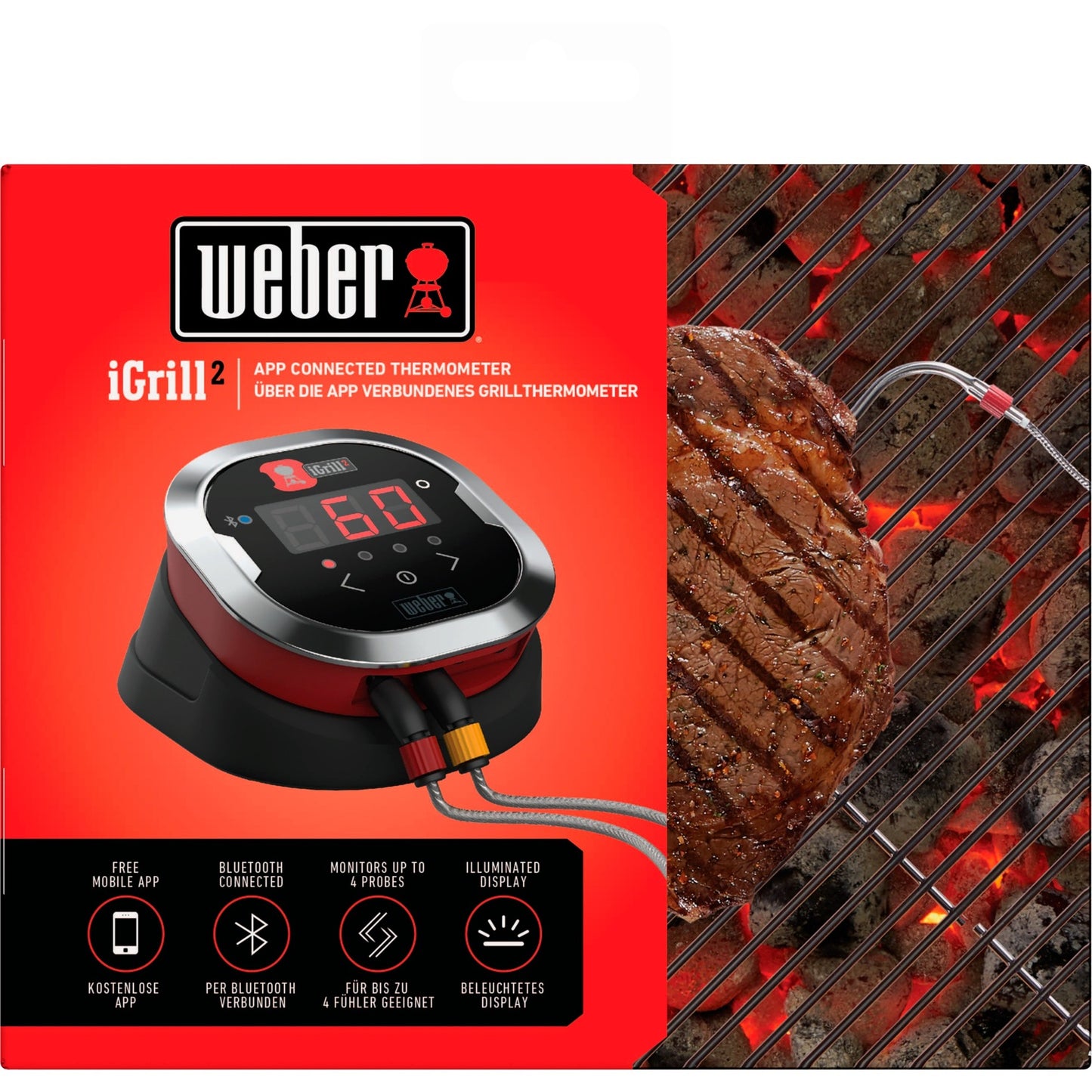 Weber igrill 2 thermometer