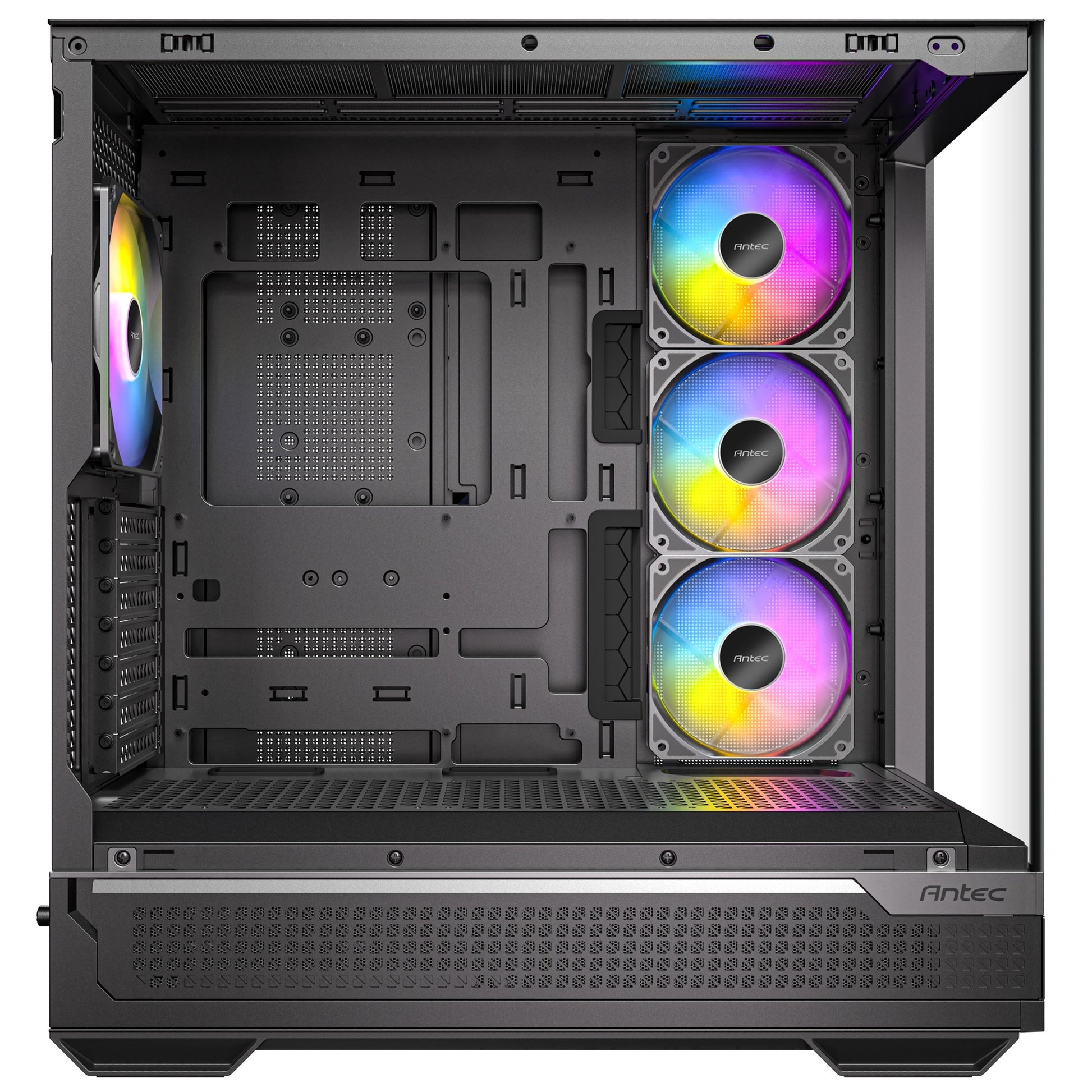 Antec c7 argb midi tower behuizing (zwart | 2x usb-a | 1x usb-c | tempered glass)