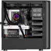 Silverstone sst-sed1-b midi tower behuizing (zwart | 2x usb-a | 1x usb-c)