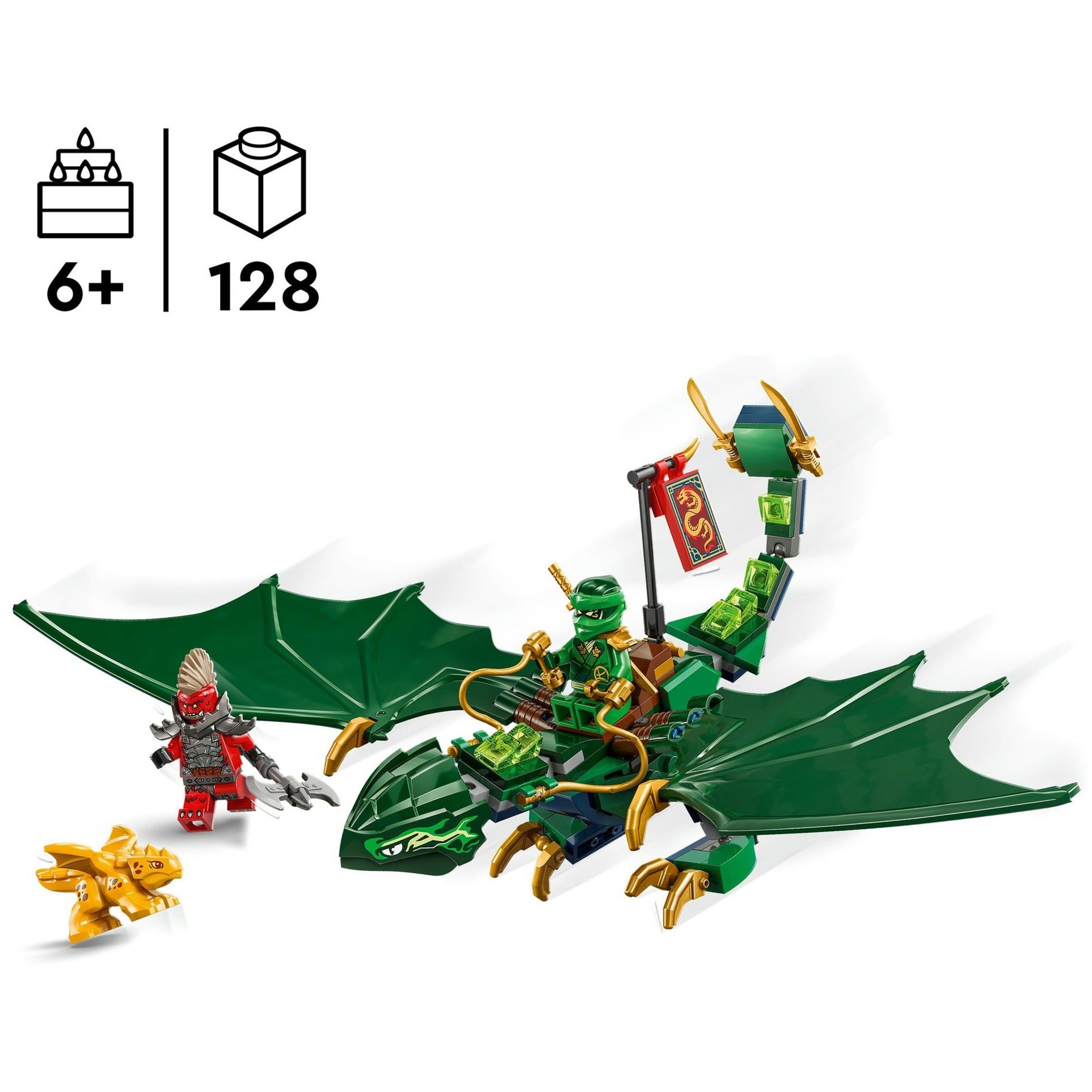 Lego ninjago 71829 lloyds groene bosdraak