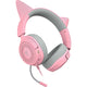Razer kraken kitty v3 x quartz over-ear gaming headset (roze grijs)