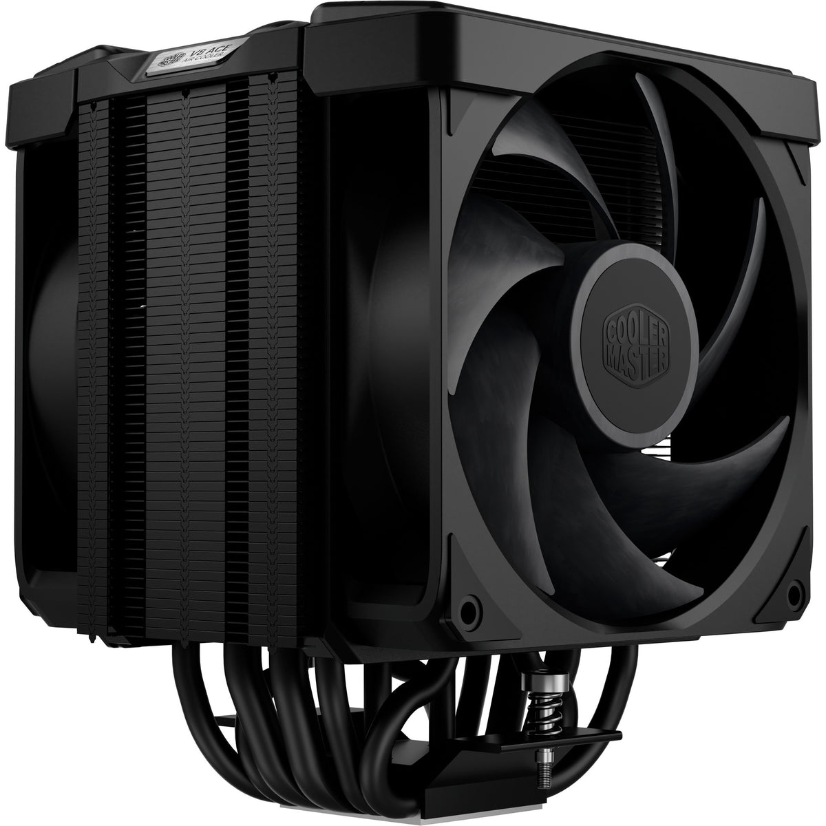 Cooler master v8 ace 3dhp cpu-koeler (zwart, 4-pin pwm)