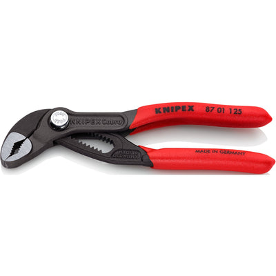 Knipex cobra waterpomptang 8701125 zweedse- waterpomp-tang (rood, 125 mm)
