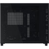 Asus prime ap303 - tempered glass panel midi tower behuizing (zwart | 2x usb-a | 1x usb-c | tempered glass)