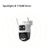 Imou cruiser dual 2 pro beveiligingscamera (wit, 4mp, wifi 6, lan)