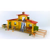Schleich farm world - grote stal, geel speelfiguur