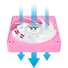 Thermaltake ct120 ex argb sync pc cooling fan pink (3-fan pack) case fans (pink, 3 stuks, 120 x 120 x 25 mm, pwm)