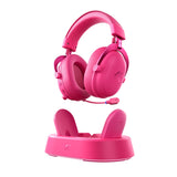 Mchose v9 turbo+ magnetic wireless over-ear gaming headset (rood, nintendo switch, playstation 4, playstation 5, mobiel, pc, 2.4g bluetooth usb) - afbeelding 2