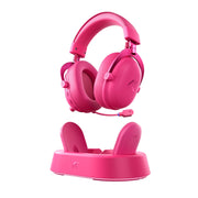 Mchose v9 turbo+ magnetic wireless over-ear gaming headset (rood, nintendo switch, playstation 4, playstation 5, mobiel, pc, 2.4g bluetooth usb) - afbeelding 2